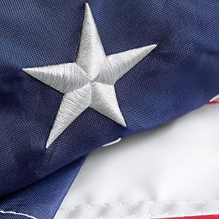 美国国旗 51 刺绣星星 3x5 户外重型旗帜